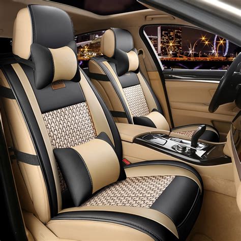 chanel car seat covers amazon|Amazon.com: Luxury Leather Car Seat Covers.